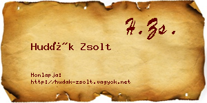 Hudák Zsolt névjegykártya